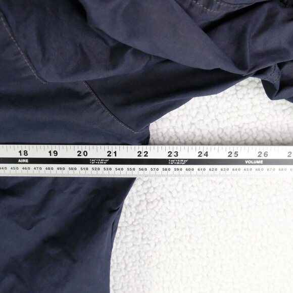 Kuhl Jacket Womens Small Blue Waxed Canvas Hooded Outdoor Hiking Utility Pockets - Picture 8 of 10